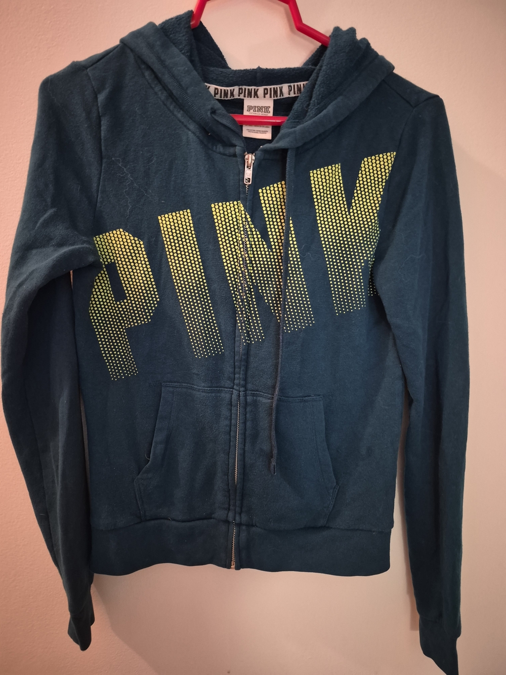 Victoria's Secret PINK Navy Blue Zip Up Hoodie